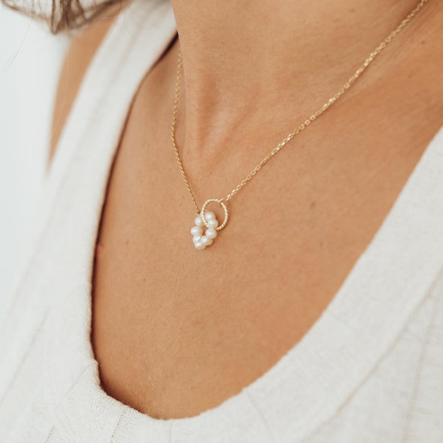 Double Ring Necklace