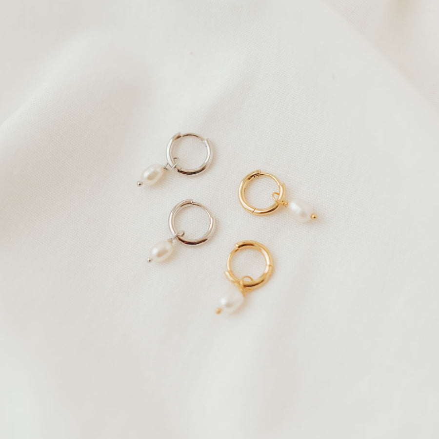 Pearl Hoops