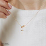Forever Necklace - Kreuz Halskette