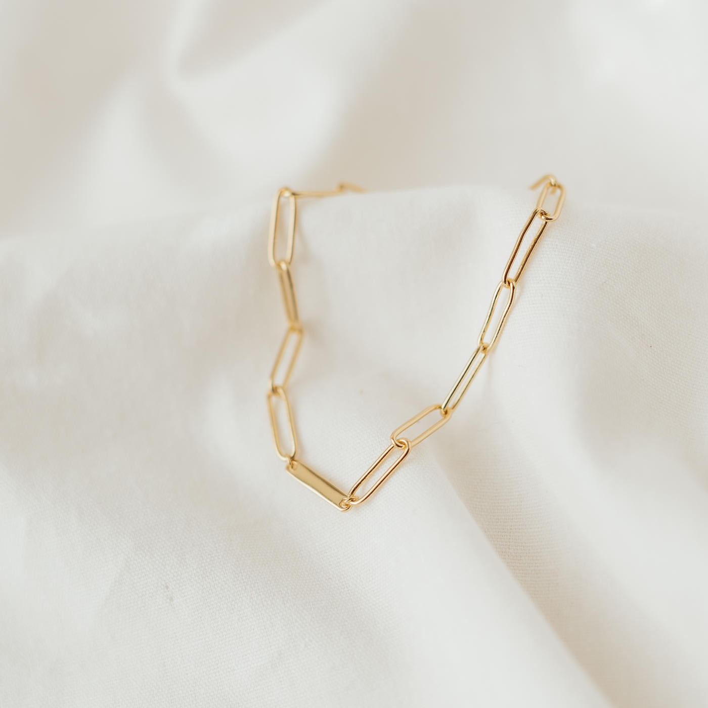 Family Chain Bracelet Gold