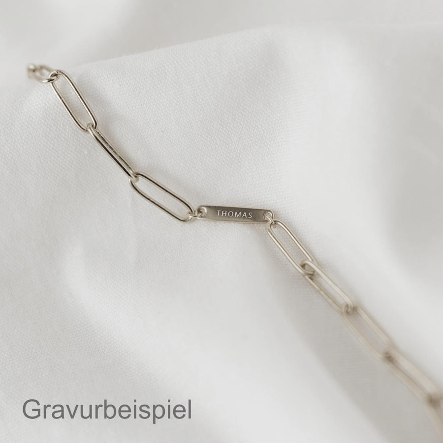 Family Chain Bracelet Silver