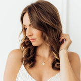 Gold Engrave Necklace (375 Gold) - So Loved Manufacture