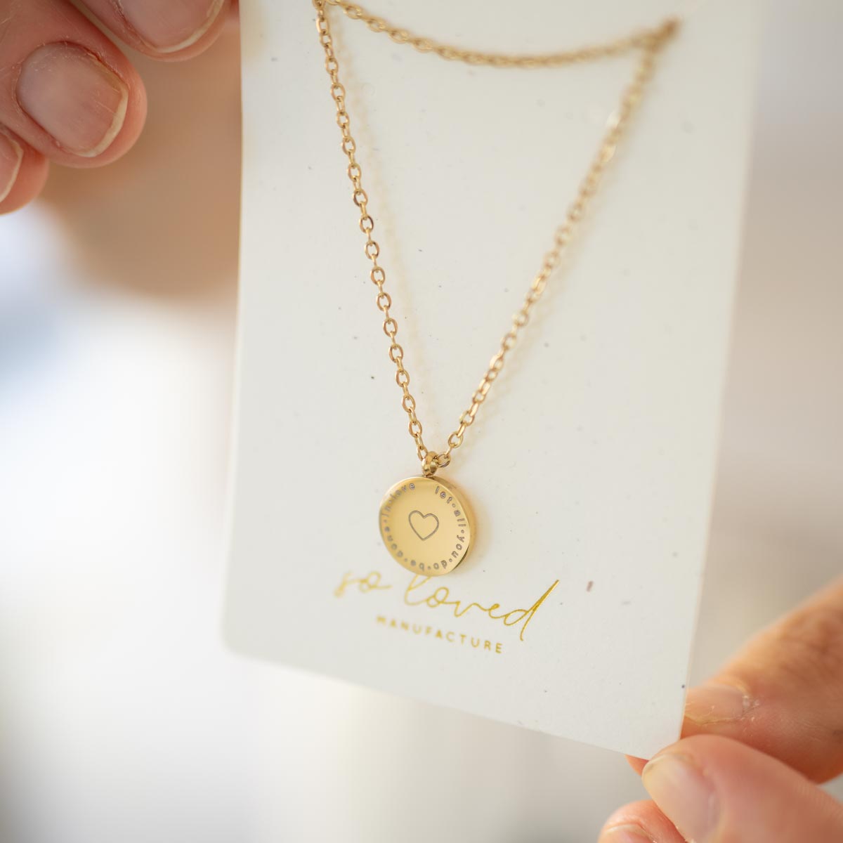 Summersale - Let All You Do With Love - Necklace