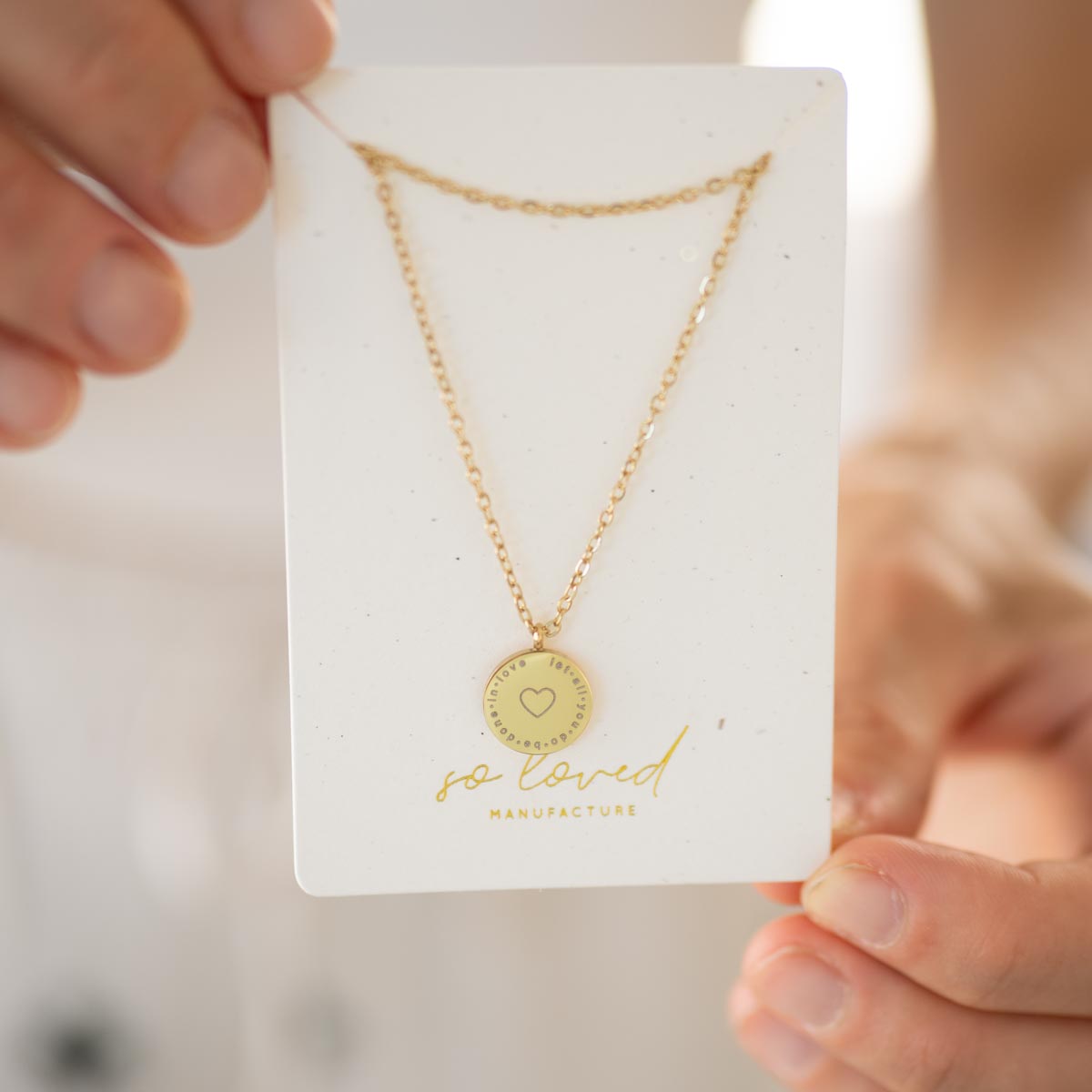 Summersale - Let All You Do With Love - Necklace