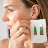 Summersale - Wooden Trapez Green