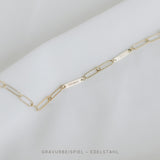 Family Chain Necklace Edelstahl Gravurbeispiel – So Loved Manufacture