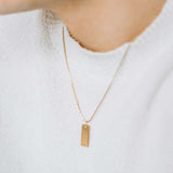 Nova Plate Necklace
