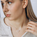 Double Ring Necklace