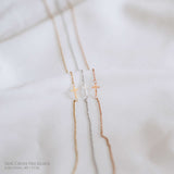 Side Cross Necklace