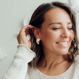 Flower Halfmoon | Ohrringe für €14.99 von So Loved Manufacture