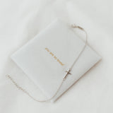 Side Cross Bracelet (Gold Vermeil) | Armband für €39.99 von So Loved Manufacture