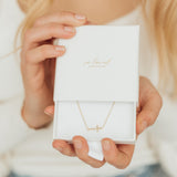 Side Cross Necklace (Gold Vermeil) | Kette für €49.99 von So Loved Manufacture