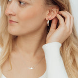 Side Cross Necklace (Gold Vermeil) | Kette für €49.99 von So Loved Manufacture