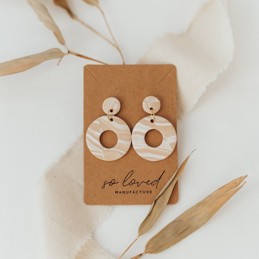 Circle Small (with cutout) | Ohrringe für €17.99 von So Loved Manufacture