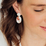 Flower Oval Small | Ohrringe für €16.99 von So Loved Manufacture