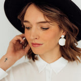 White Moon | Ohrringe für €17.99 von So Loved Manufacture