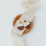Wooden Circle | Ohrringe für €19.99 von So Loved Manufacture