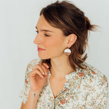 Wooden Circle | Ohrringe für €19.99 von So Loved Manufacture