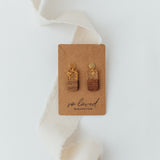 Wooden Square | Ohrringe für €19.99 von So Loved Manufacture