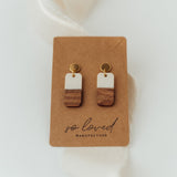 Wooden Square | Ohrringe für €19.99 von So Loved Manufacture