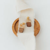 Wooden Square | Ohrringe für €19.99 von So Loved Manufacture