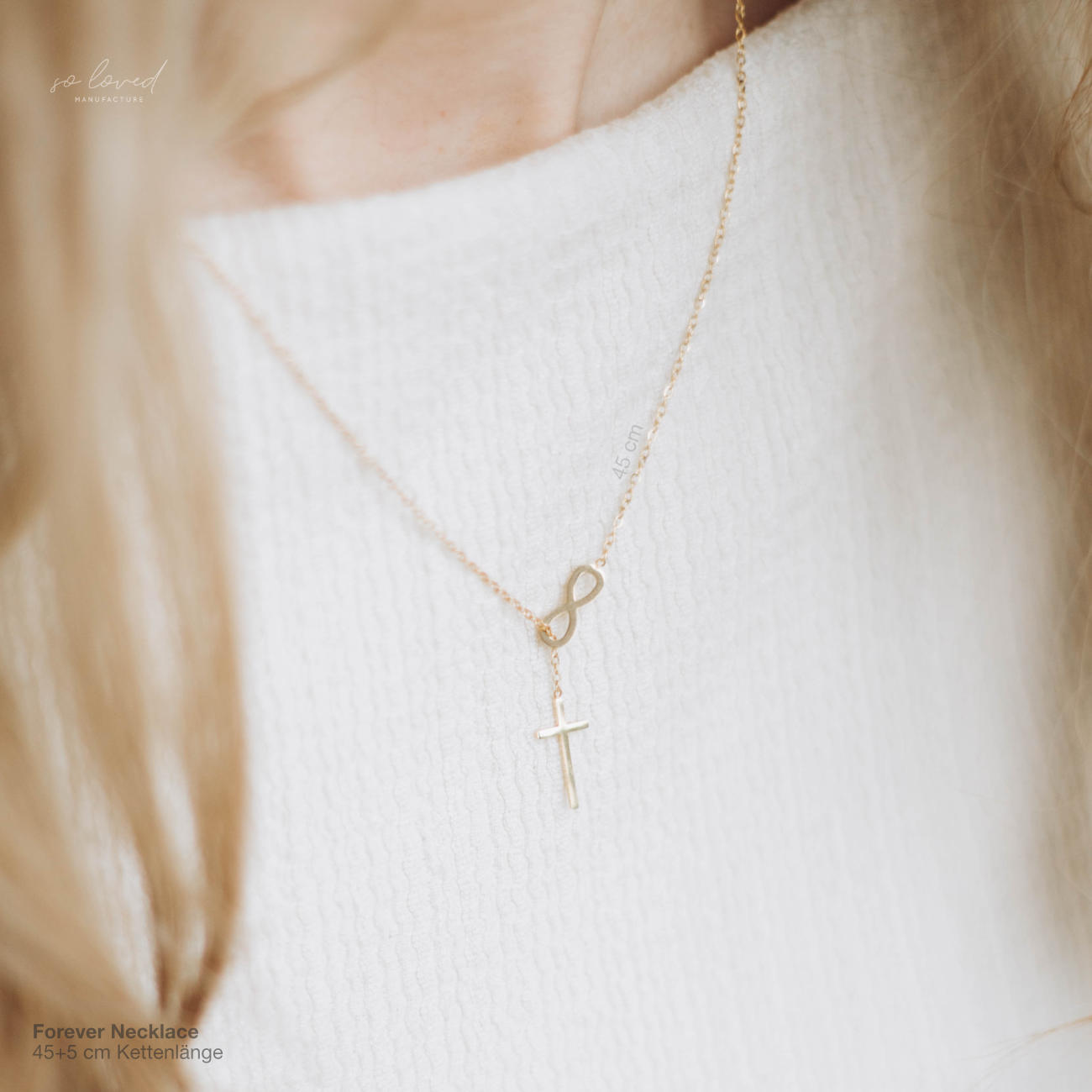 Forever Necklace - Kreuz Halskette