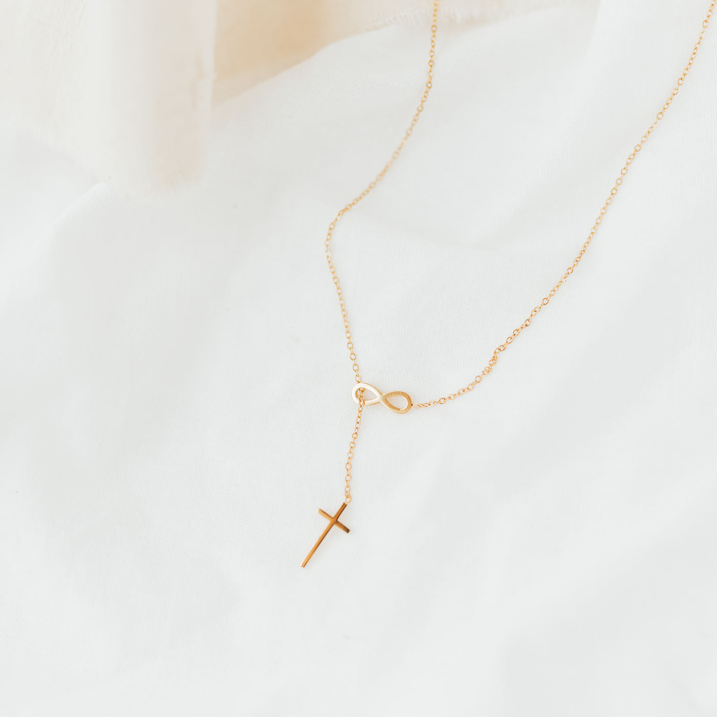 Forever Necklace - Kreuz Halskette