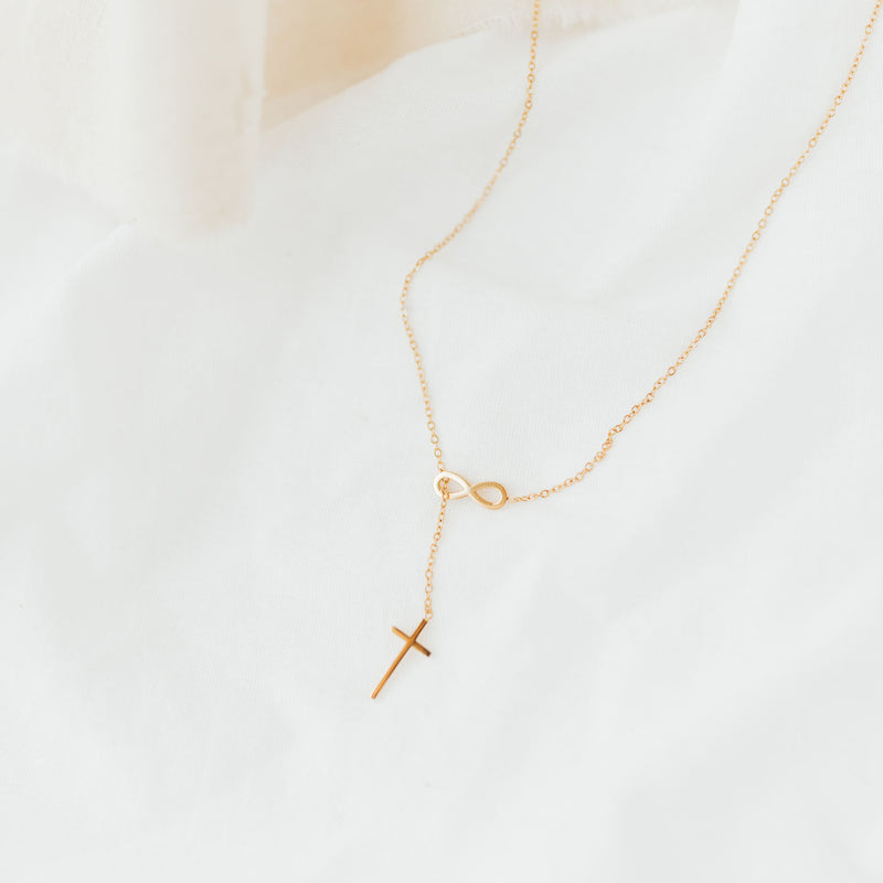 Forever Necklace - Kreuz Halskette