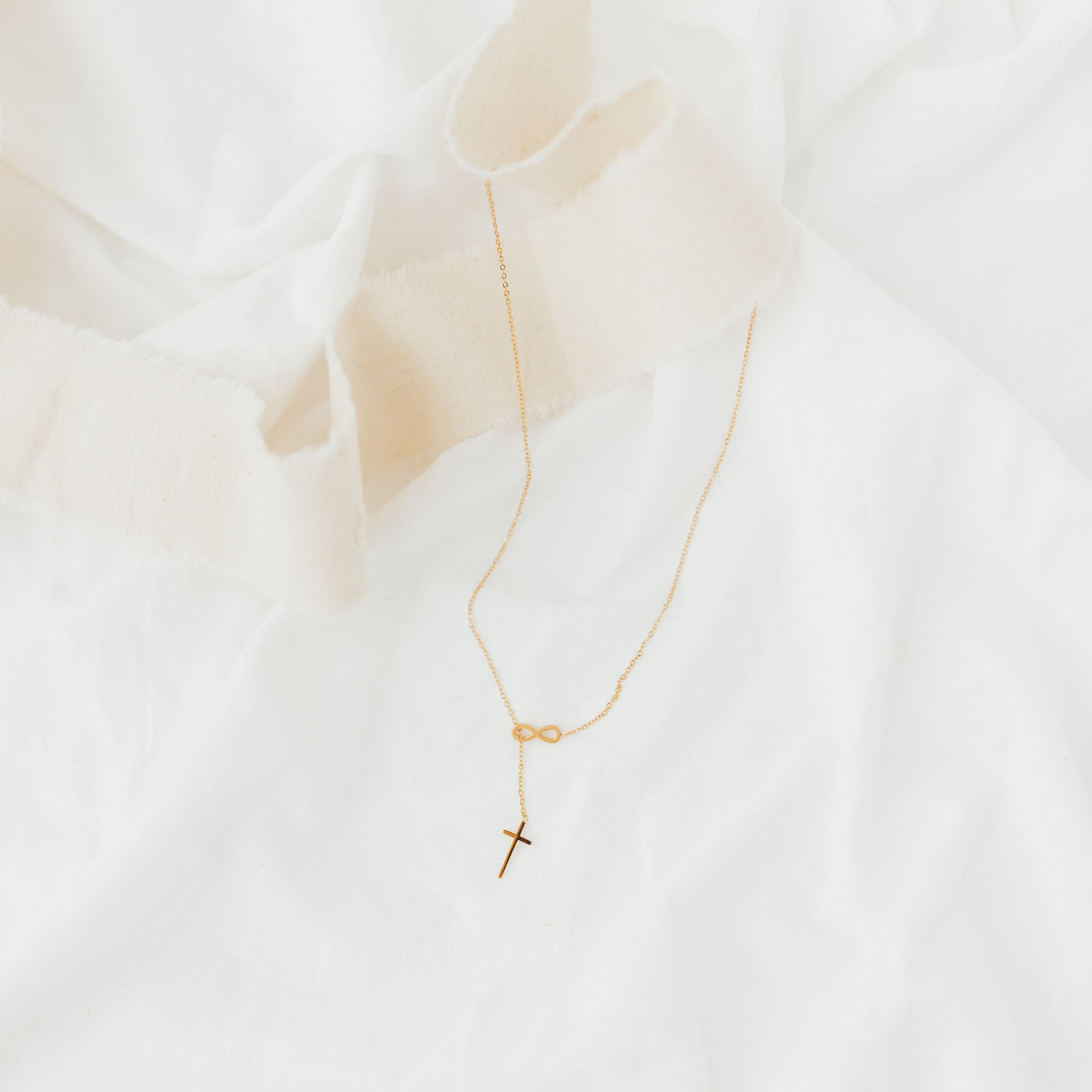 Forever Necklace - Kreuz Halskette