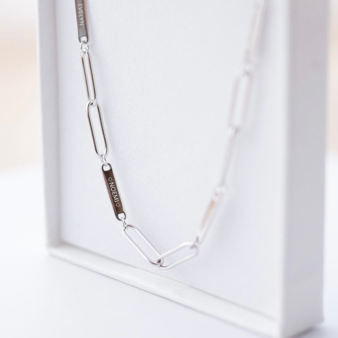 Family Chain Necklace Silver - So Loved Manufacture