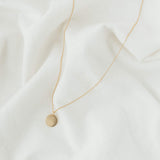 Gold Engrave Necklace (585 Gold)