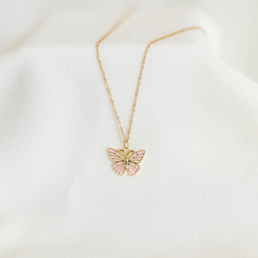 Springsale 26 - Butterfly Rosé Necklace
