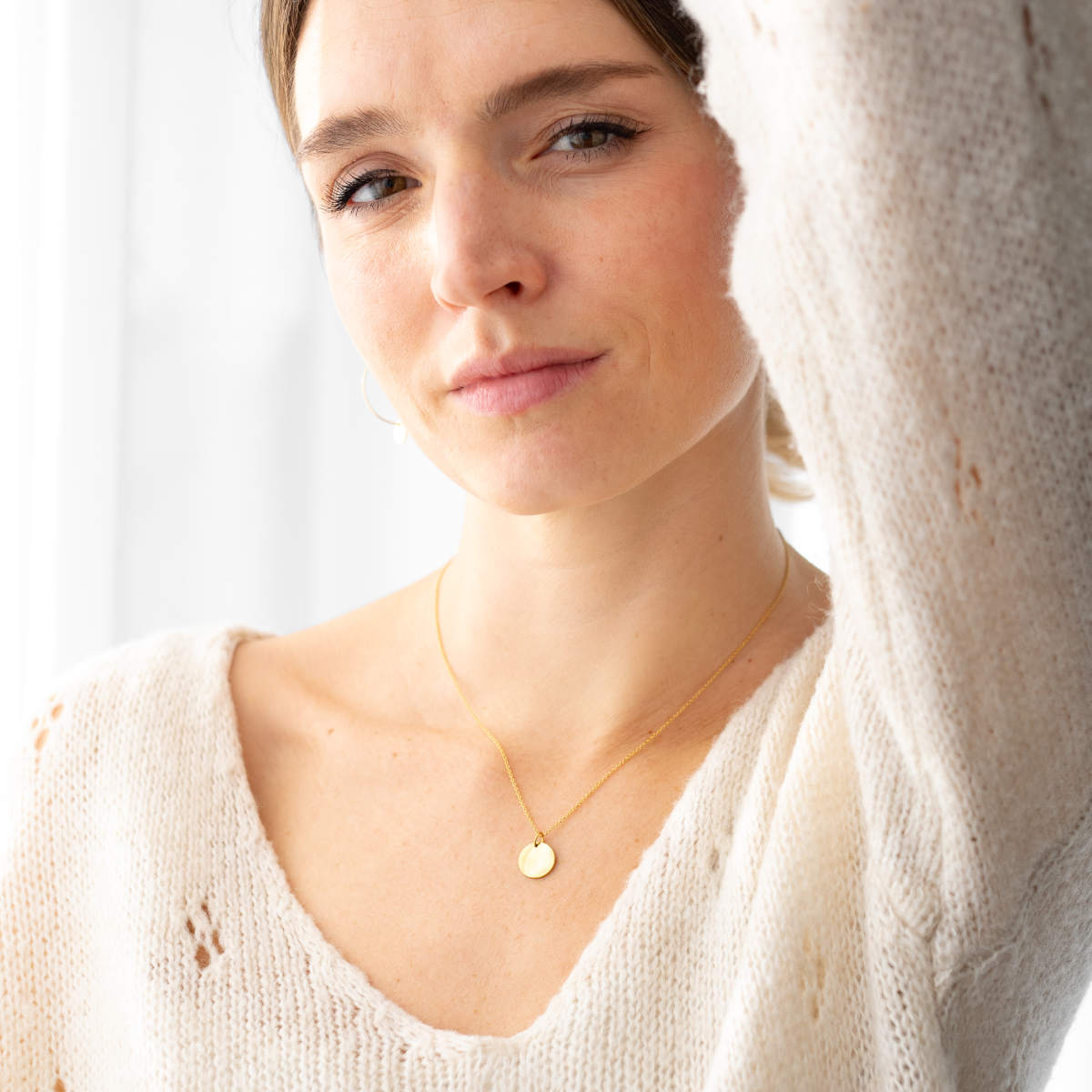 Coin Engrave Necklace (Stainless Steel)