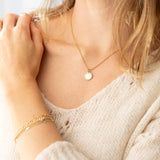Coin Engrave Necklace (Stainless Steel)