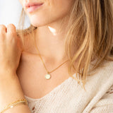 Coin Engrave Necklace (Stainless Steel)