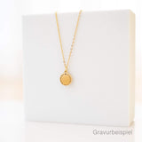 Coin Engrave Necklace (Stainless Steel)