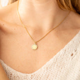 Coin Engrave Necklace (Stainless Steel)
