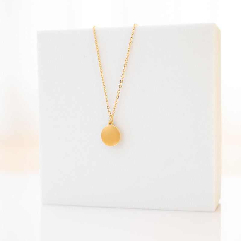 Coin Engrave Necklace (Stainless Steel)