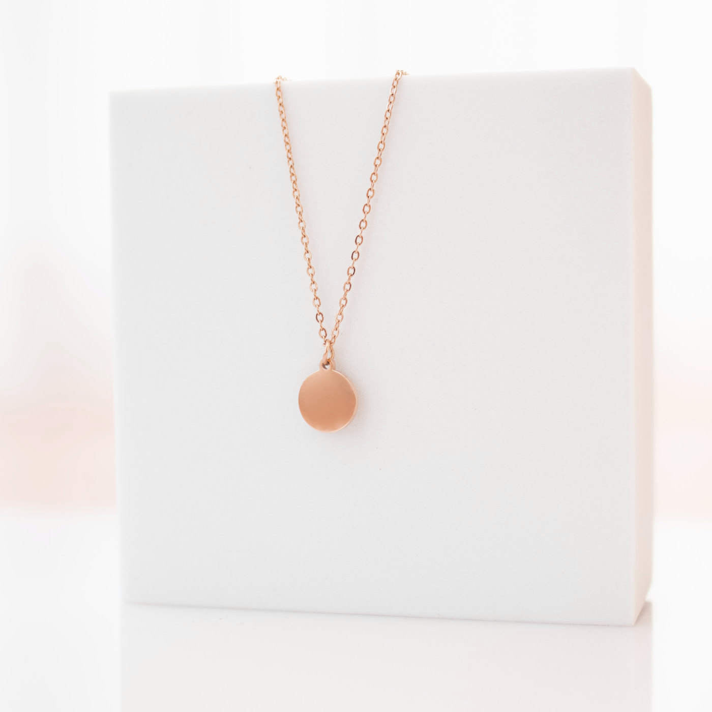 Coin Engrave Necklace (Stainless Steel)