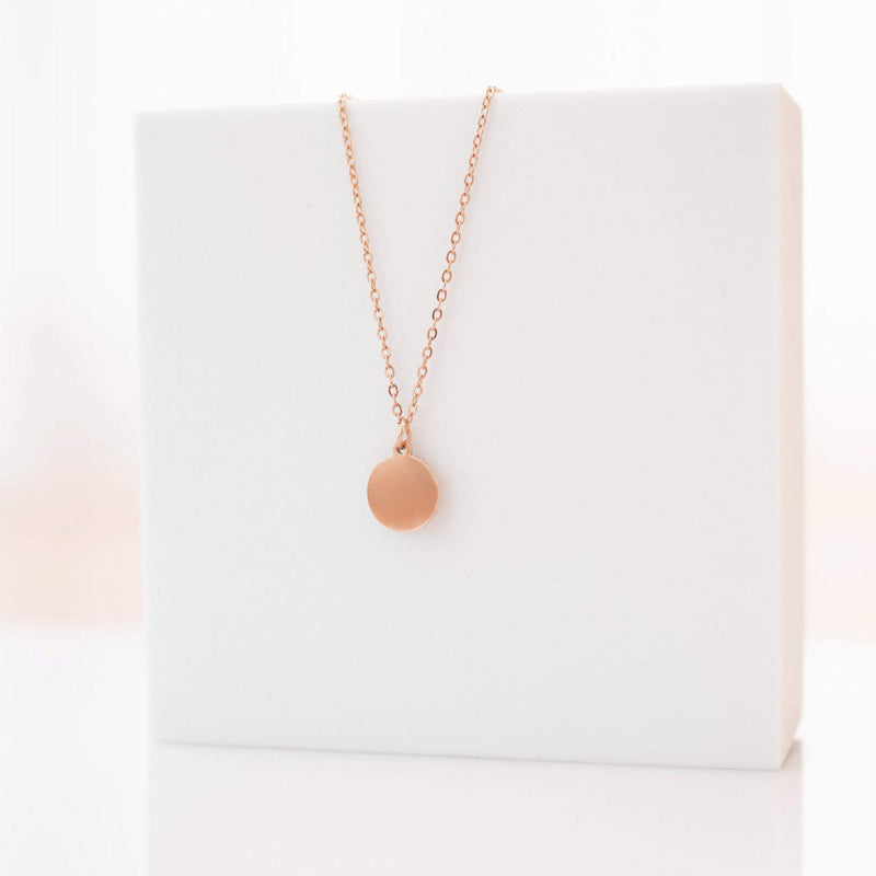 Coin Engrave Necklace (Stainless Steel)