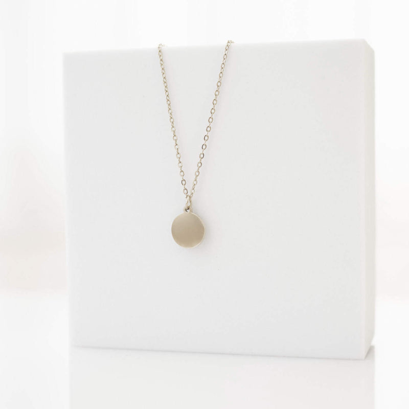 Coin Engrave Necklace (Stainless Steel)