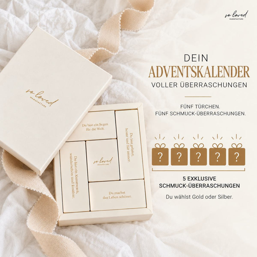 So Loved Adventskalender 2026 Classic – 5 Schmuckstücke, komplett gepackt