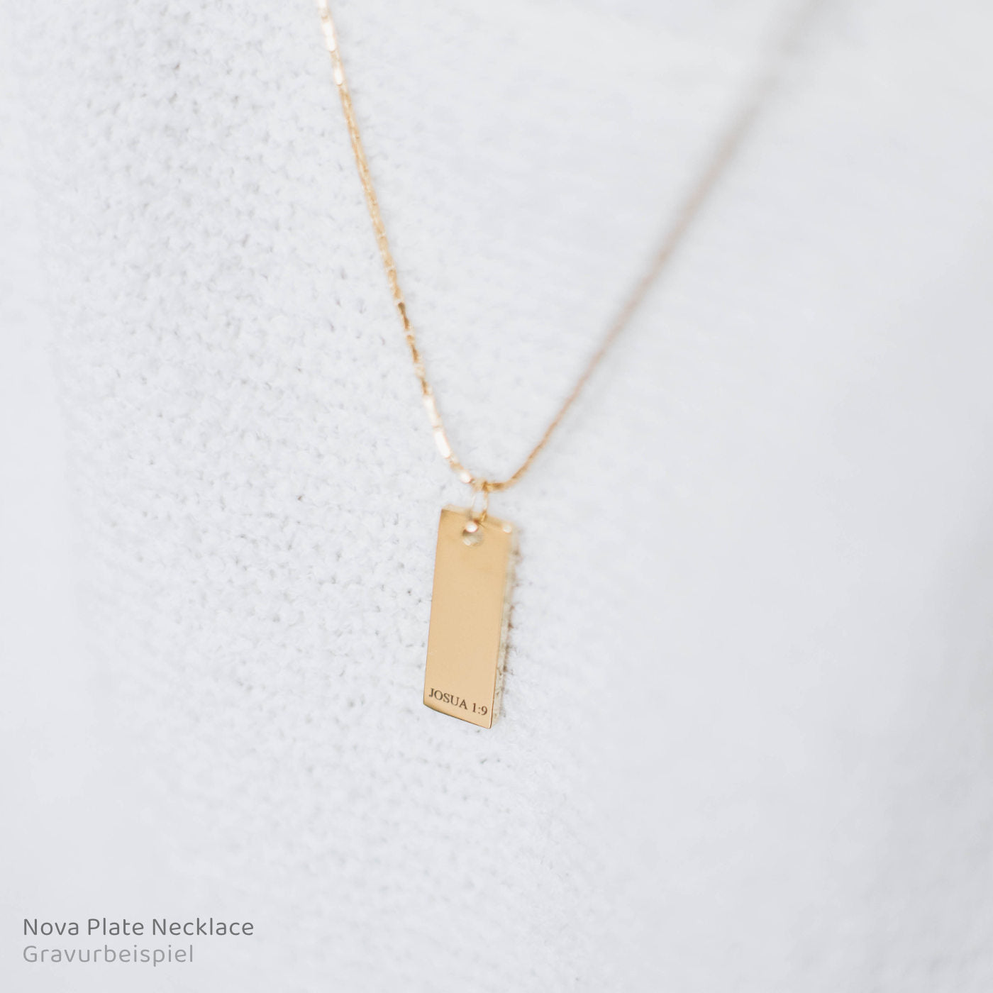 Nova Plate Necklace