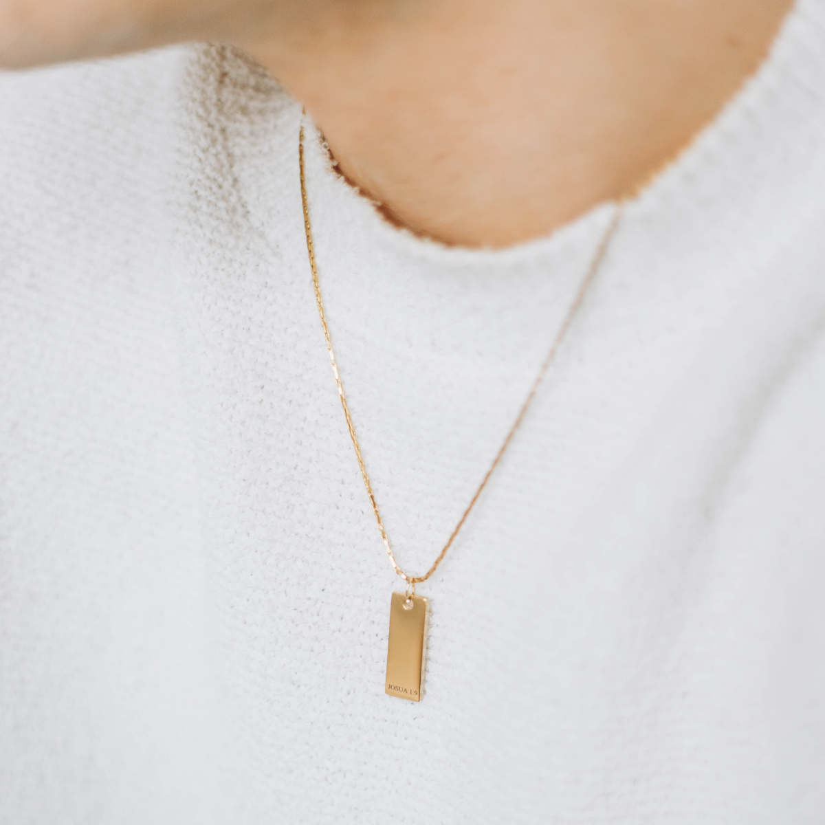 Nova Plate Necklace