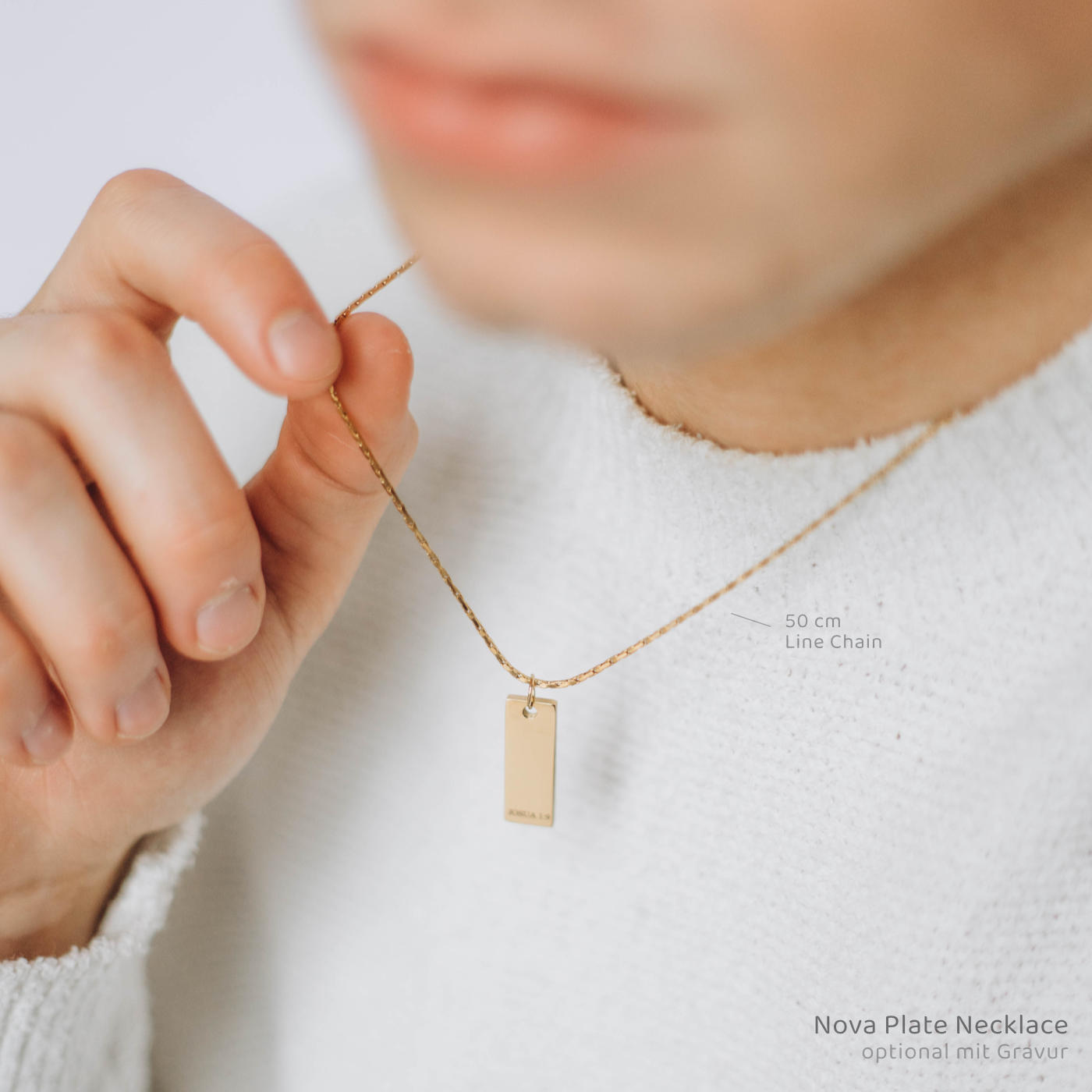 Nova Plate Necklace