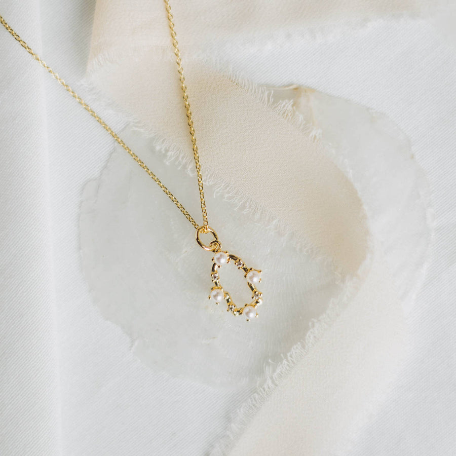 Pearl Frame Necklace