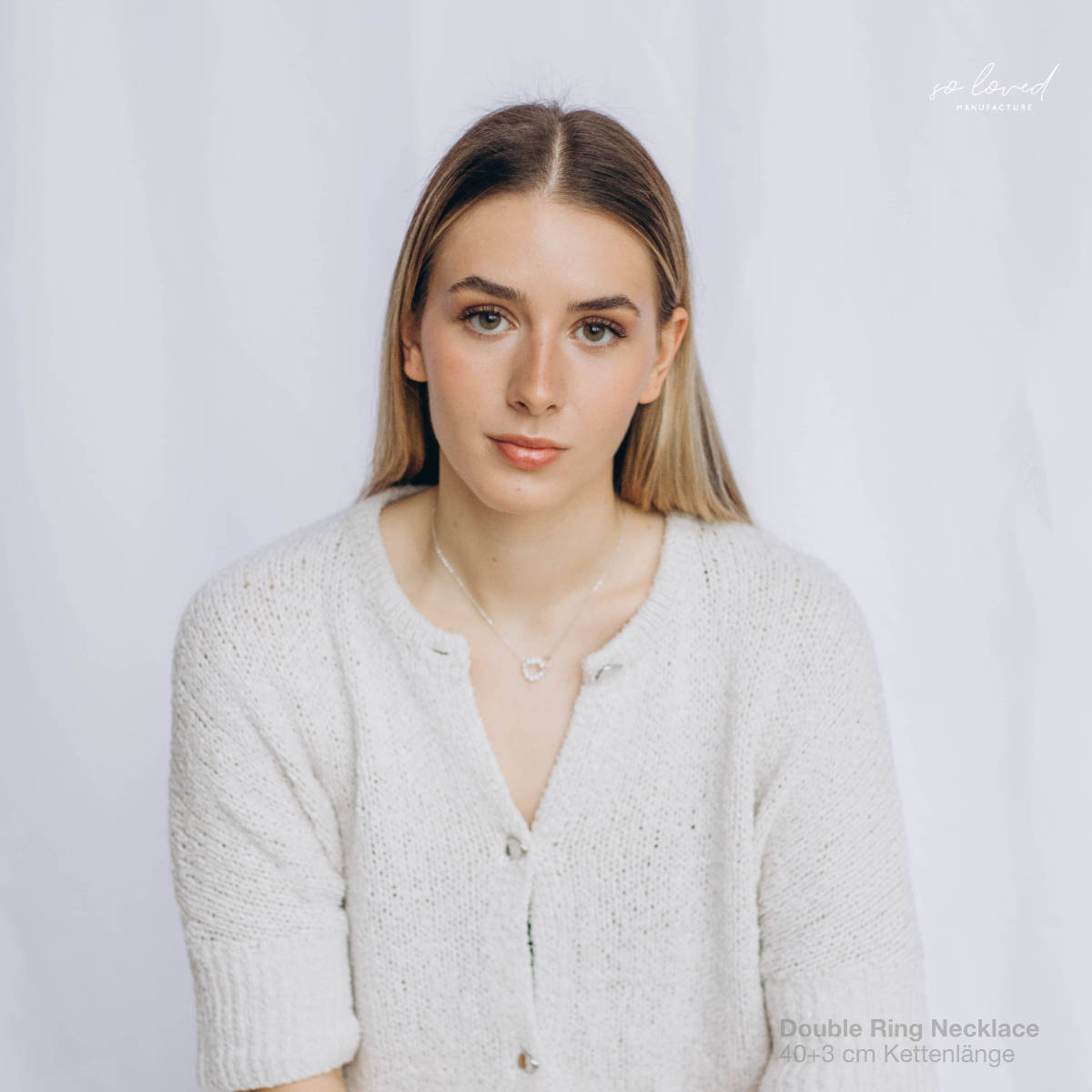 Double Ring Necklace