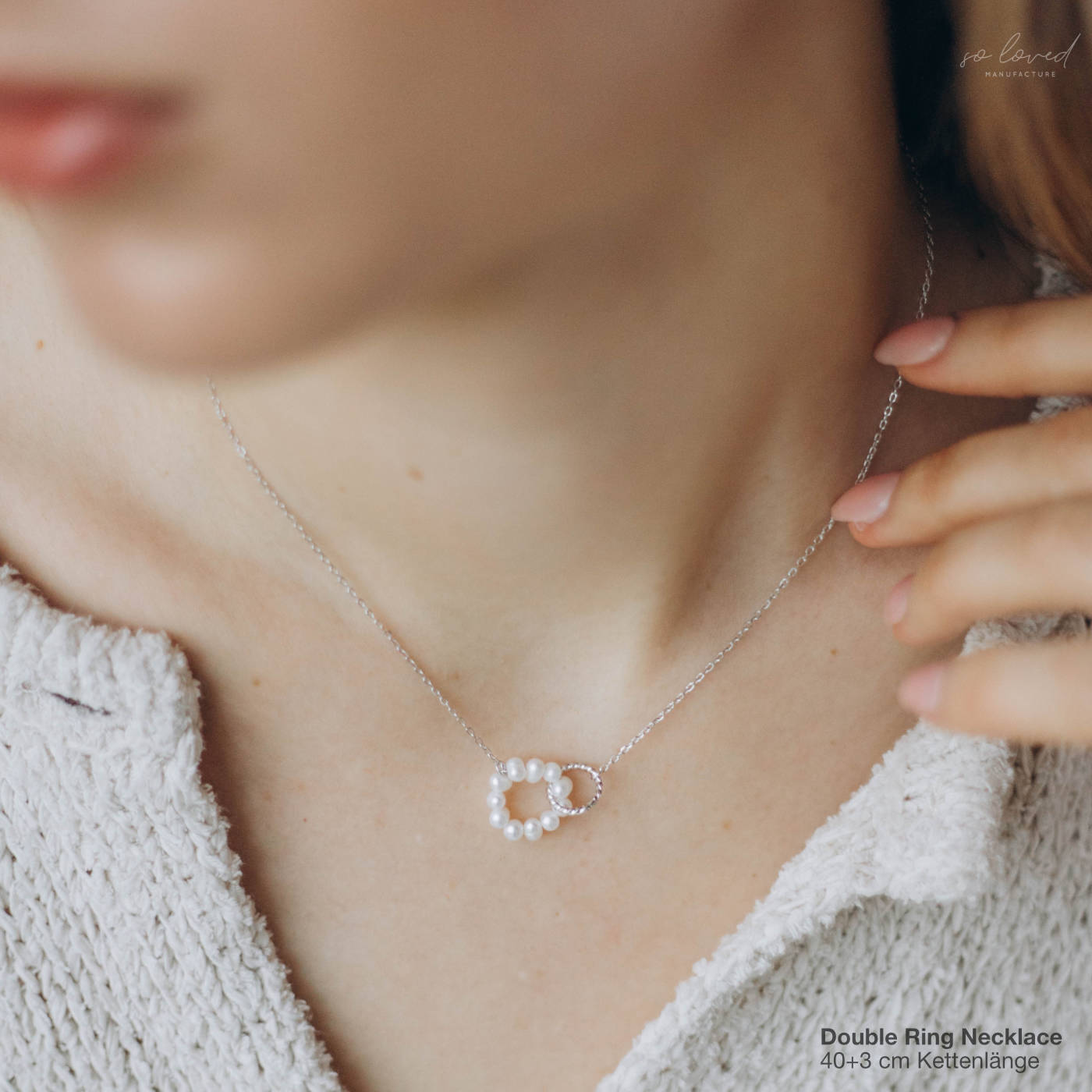 Double Ring Necklace