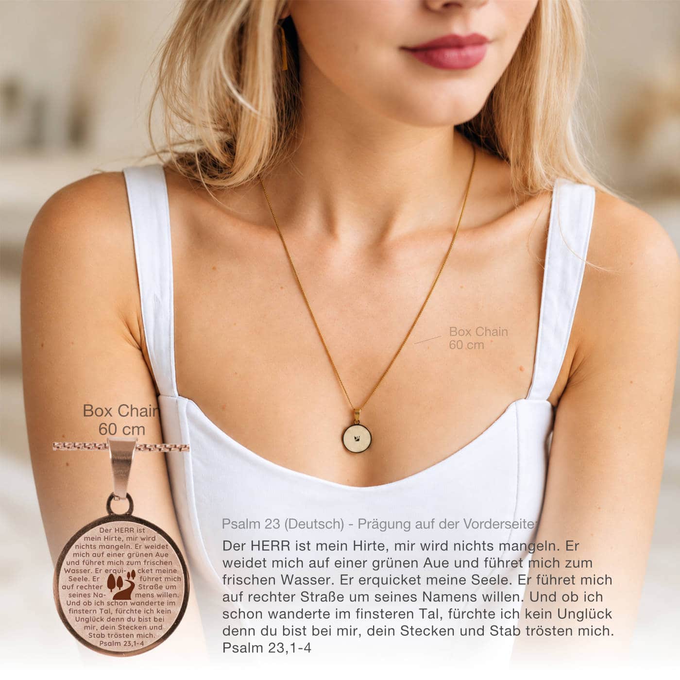 Psalm 23 Necklace