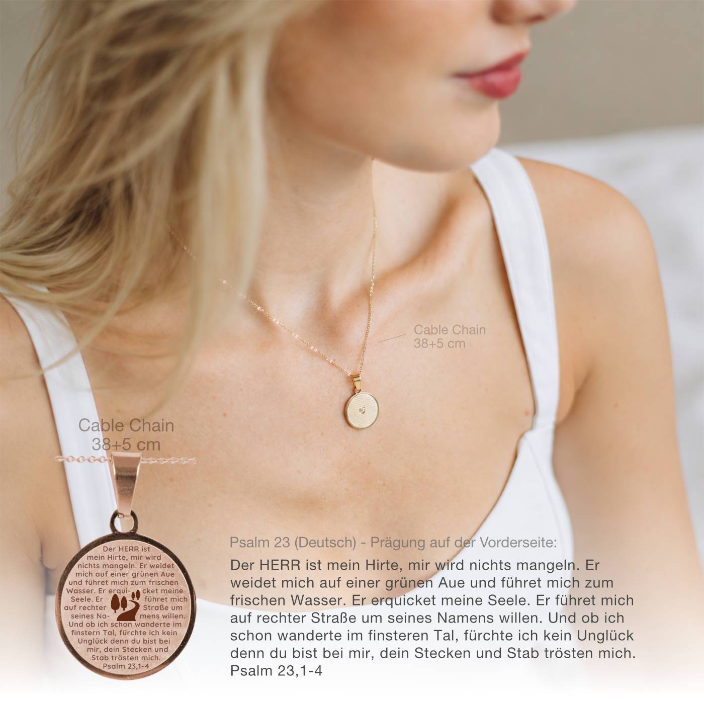 Psalm 23 Necklace